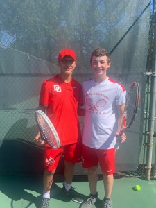 Doubles District Champions Will Watson and Nate Cooper