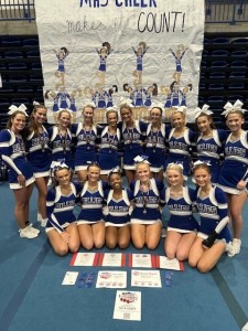 Senior high team members(blue uniforms) 
L-R front row: Lilli Orrell, Ashlynn Snow, Mallory Steen-Hobbs, Captain Katie Standley, Co-Captain Noah Jackson, Preslie Cantrell 

L-R back row: Addison Stafford, Lynley Fletcher, Peyton Colwell, Maggie Fakouri, Sidney Ballard, Anne Alysse Harden, Adysen Jacks, Annsley Oltmann, Caroline Wilson, Madelyn Boardman