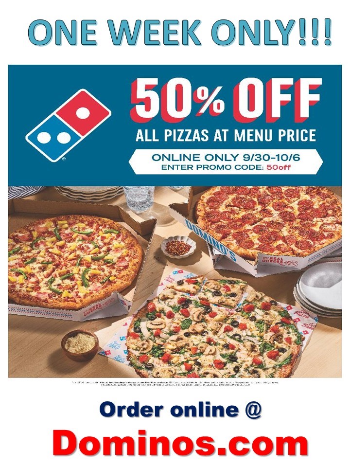 Dominos Sept-Oct 2024 Ad